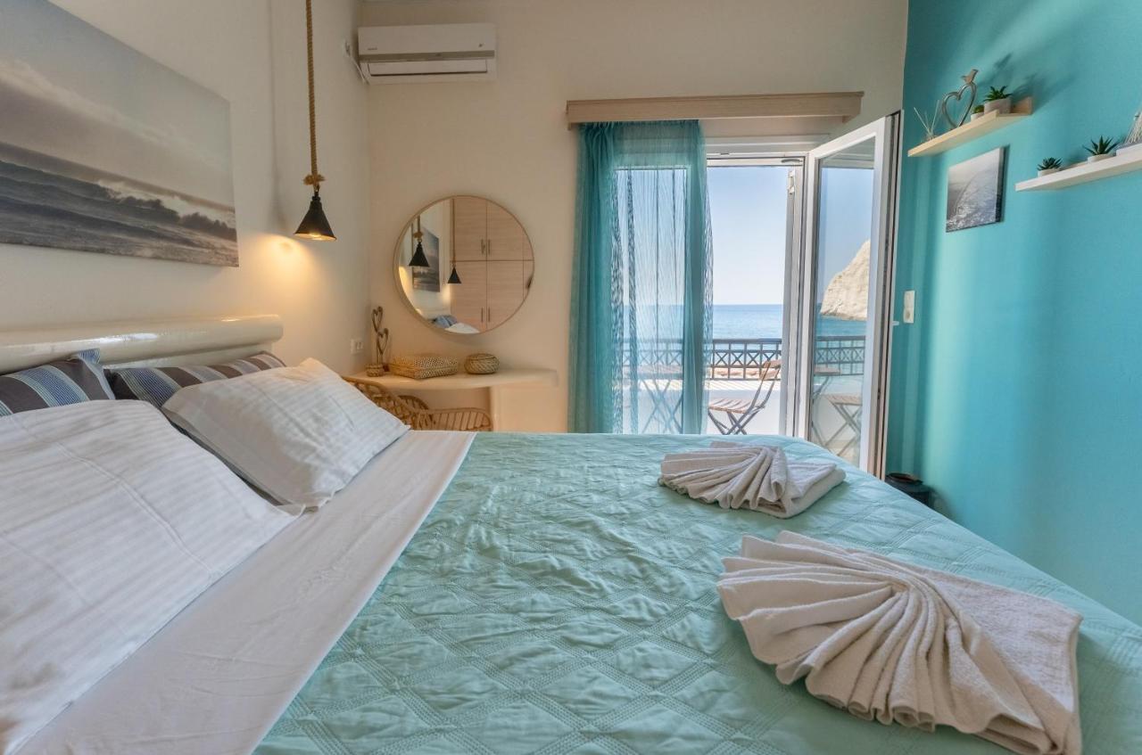 Sagma Calm Apartment With Amazing Sea View Perissa  Bagian luar foto